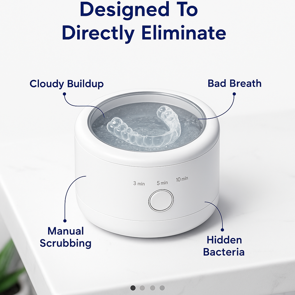 TidalClean Ultrasonic Retainer Cleaner